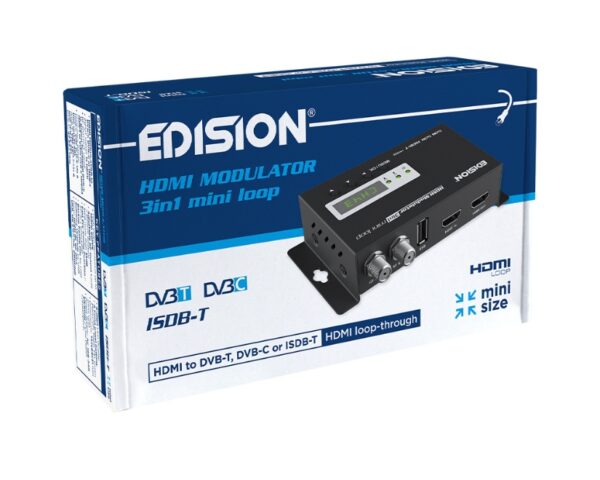 EDISION HDMI MODULATOR 3in1 mini loop