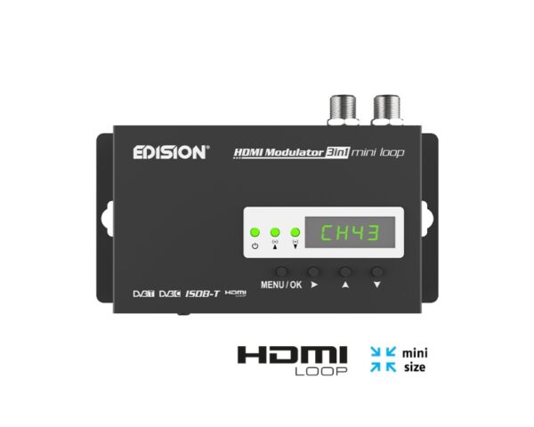 EDISION HDMI MODULATOR 3in1 mini loop