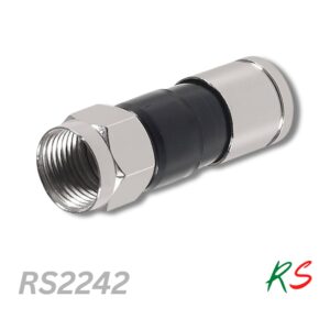 f connector rg6 compressed