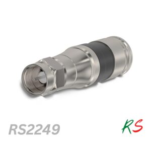 RG11 f connector compressed