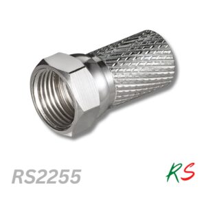 F CONNECTOR FOR RG6 TWIST ON
