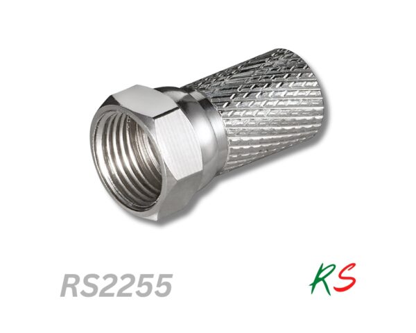 F CONNECTOR FOR RG6 TWIST ON