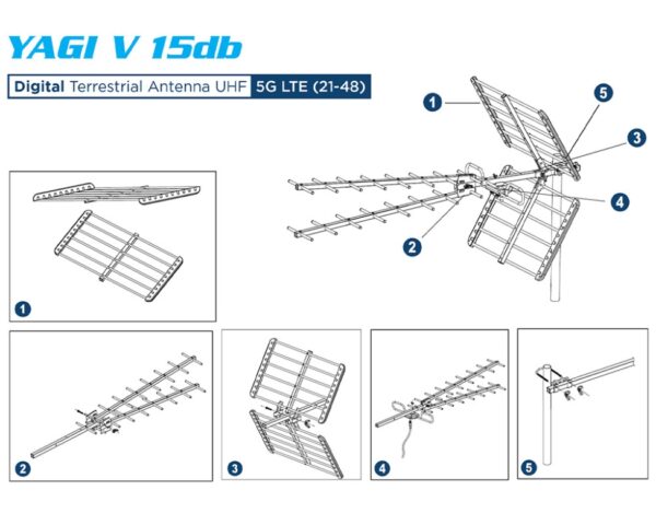 antenna yagi 15db