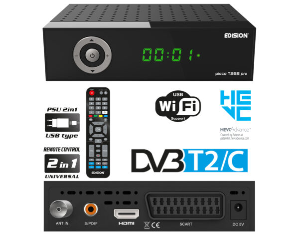 EDISION DVB-T2 RECEIVER