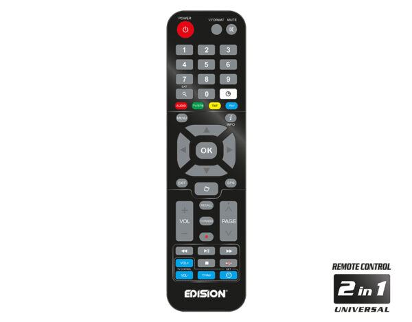 EDISION DVB-T2 RECEIVER remote