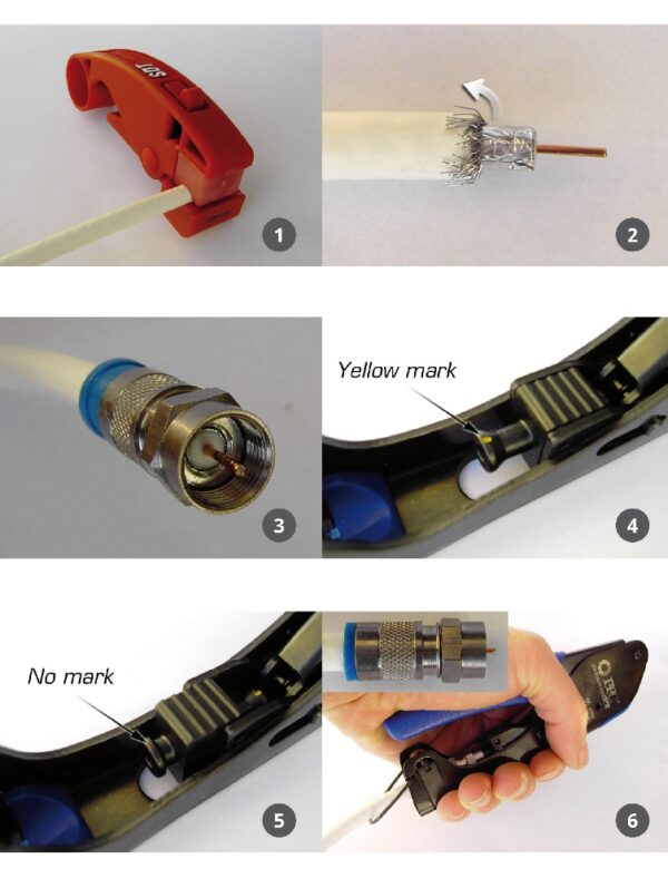 televes f connector compress tool 216301