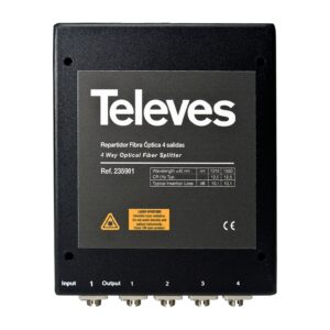 TELEVES 235901 Optical Splitter 4 Ways FC/PC