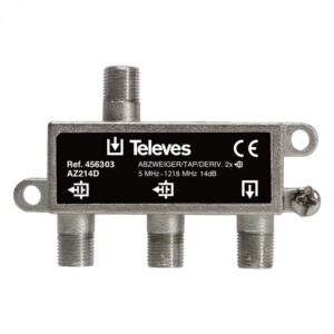 TELEVES 456303 TAP-OFF 2 ways 14dB