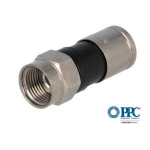 PPC RG6 Compressed Connector F Type EX6-49/83