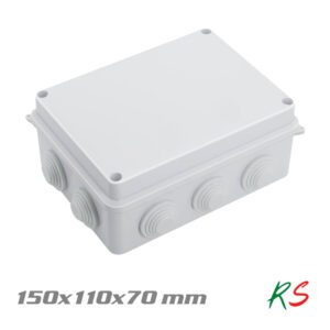 Plastic Waterproof Junction Box Universal 150x110