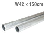 MAST METALLIC GALVANIZED 42mmx1,5mm 150cm