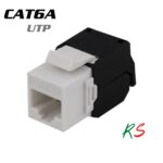 RS8022 Cat6A RJ45 Unshielded Toolless Keystone
