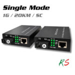 Gigabit Single-Mode Media Converter 20km