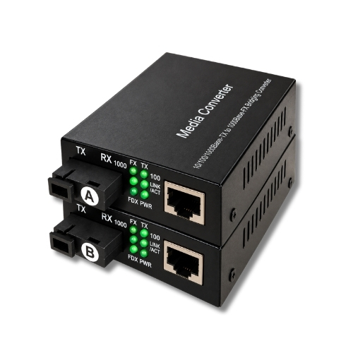 Gigabit Single-Mode Media Converter 20km